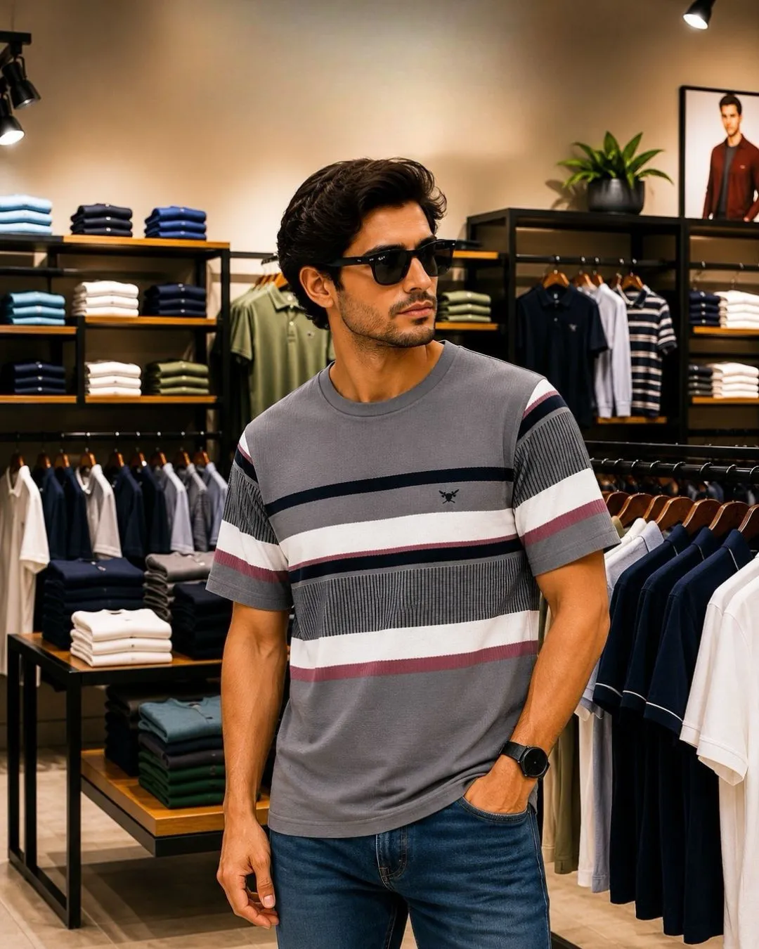 Urban Essentials Striped T-Shirt