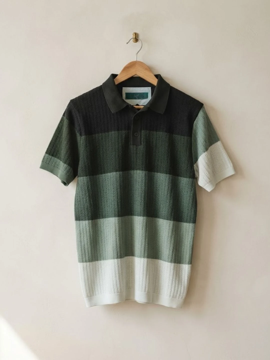 Striped Knit Short-Sleeve T-Shirt